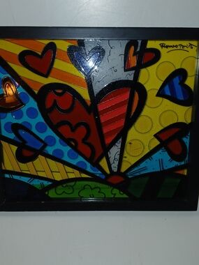 Colorful Stained Glass " A New Day"  - Romero Britto Style